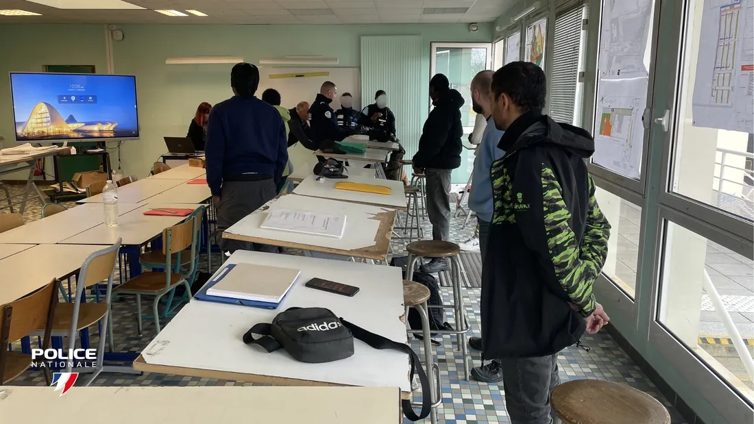 police stupéfiants CFA bâtiments chartres