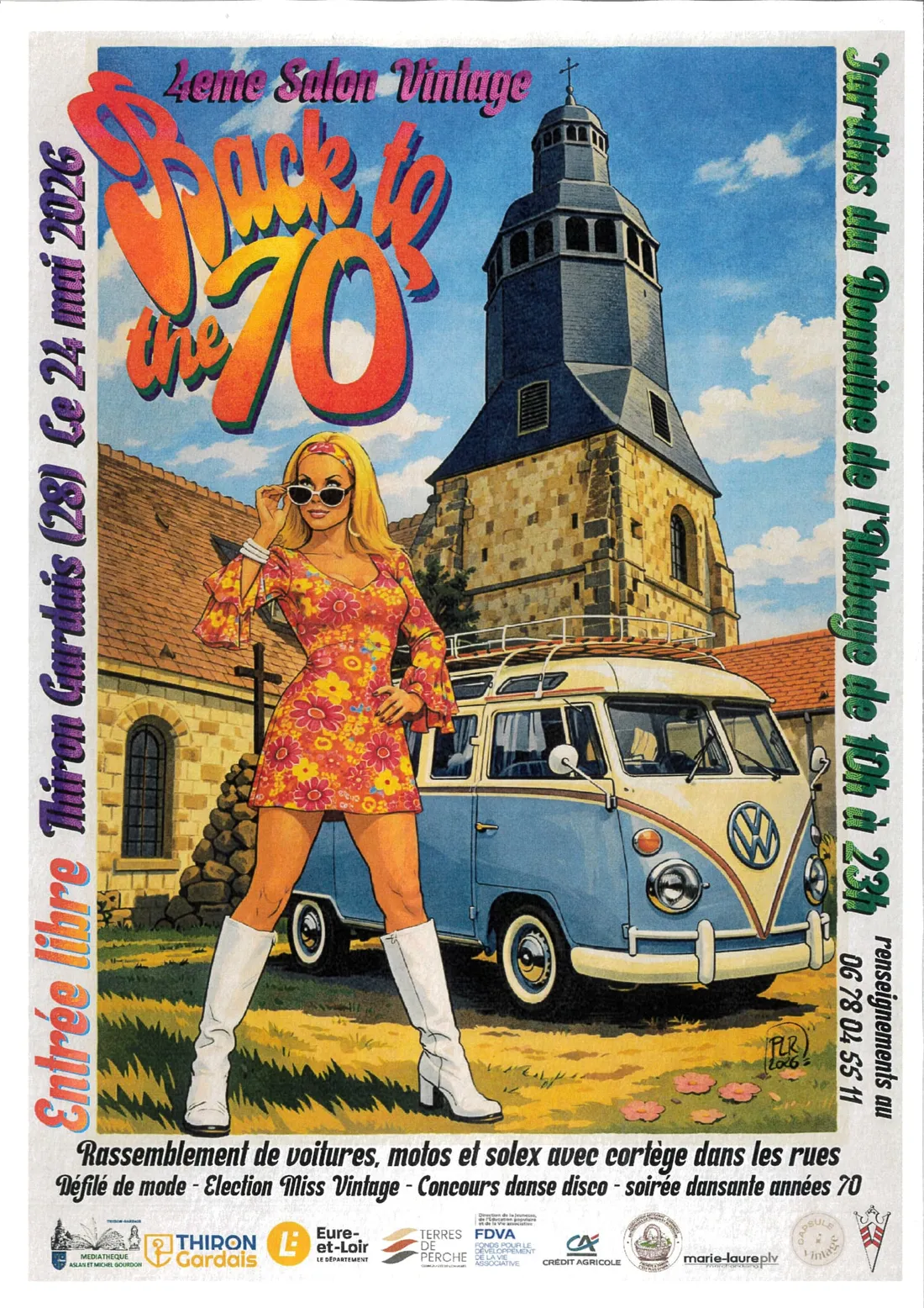 Affiche Salon Vintage mai 2026, Thiron-Gardais