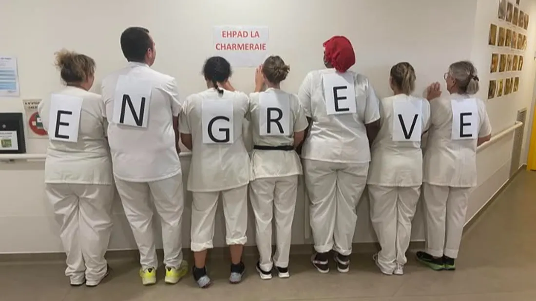 personnels soignants grève ephad nogent