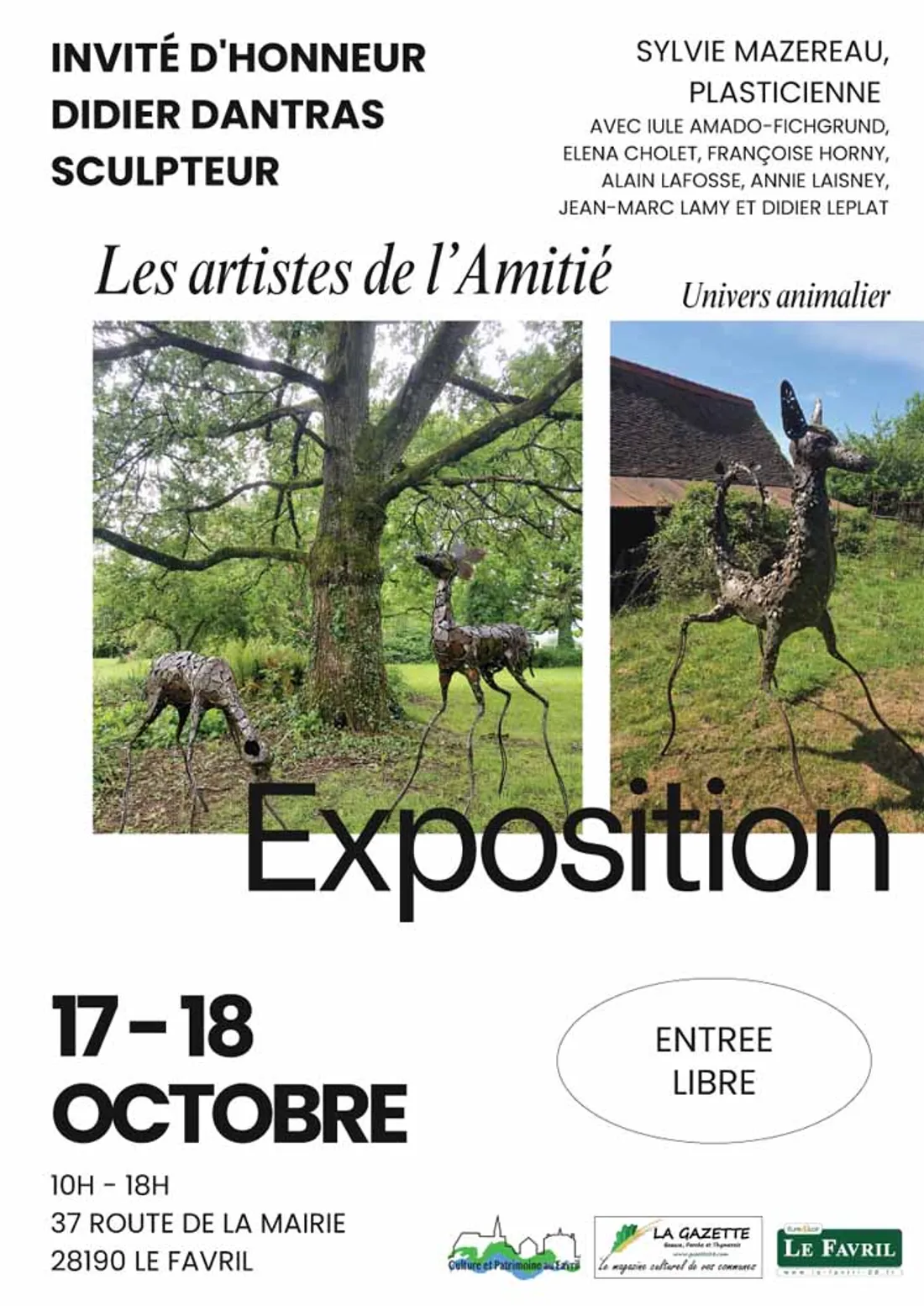 LE FAVRIL - Exposition : Les artistes de l'Amitié