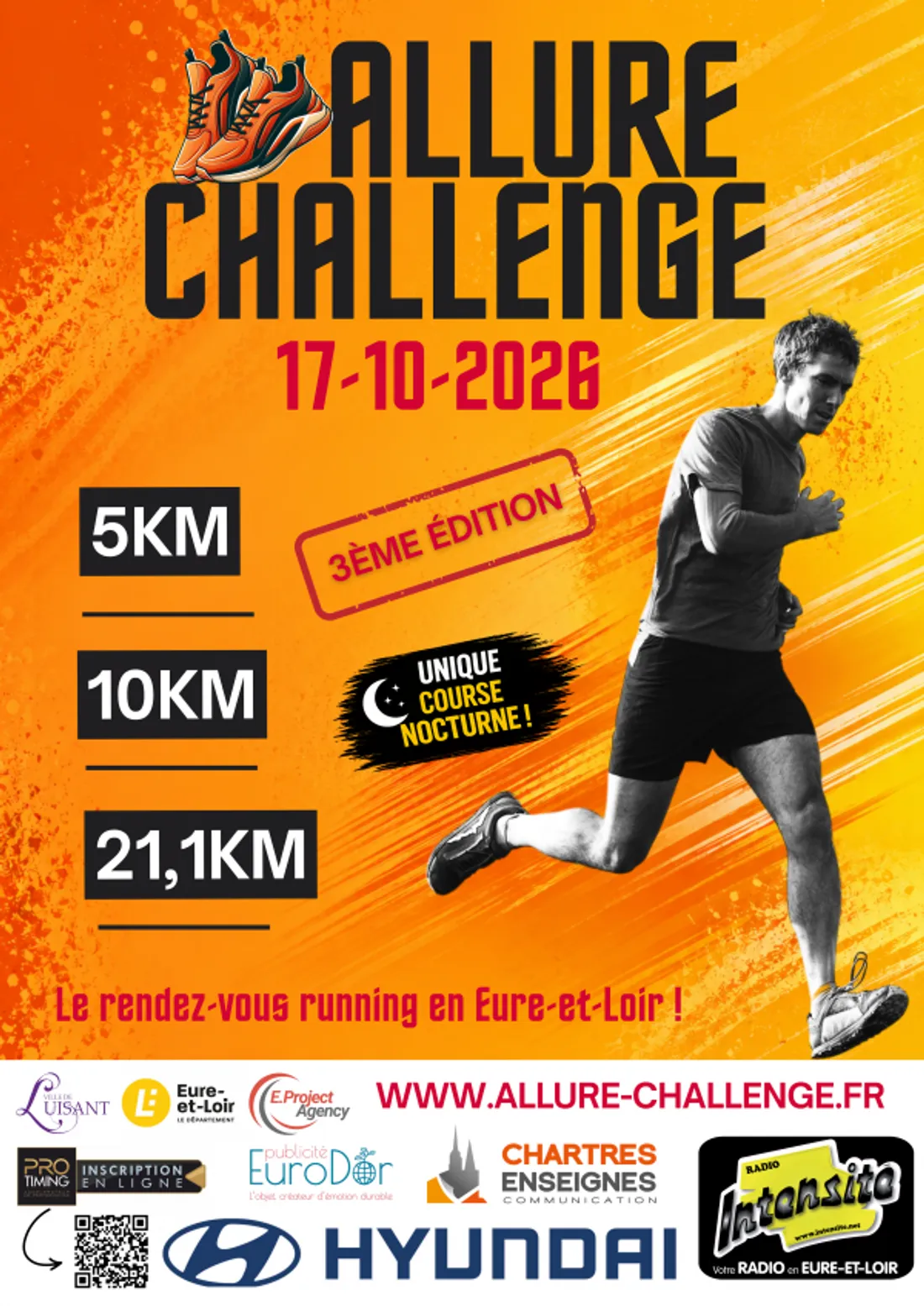  Affiche de la 3e édition de l'Allure Challenge à Luisant