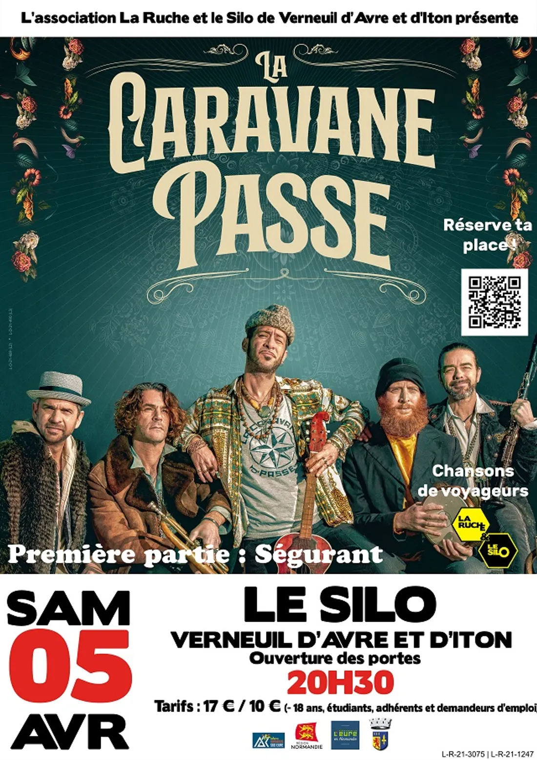 VERNEUIL-SUR-AVRE (27) - Concert : La Caravane Passe
