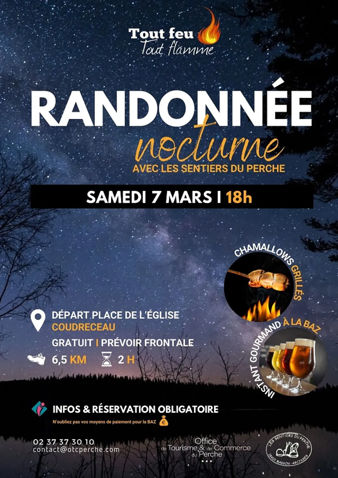 COUDRECEAU - Randonnée nocturne : la marche des lucioles