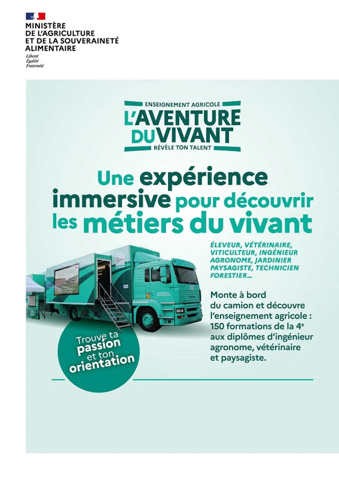 le camion L'Aventure du Vivant