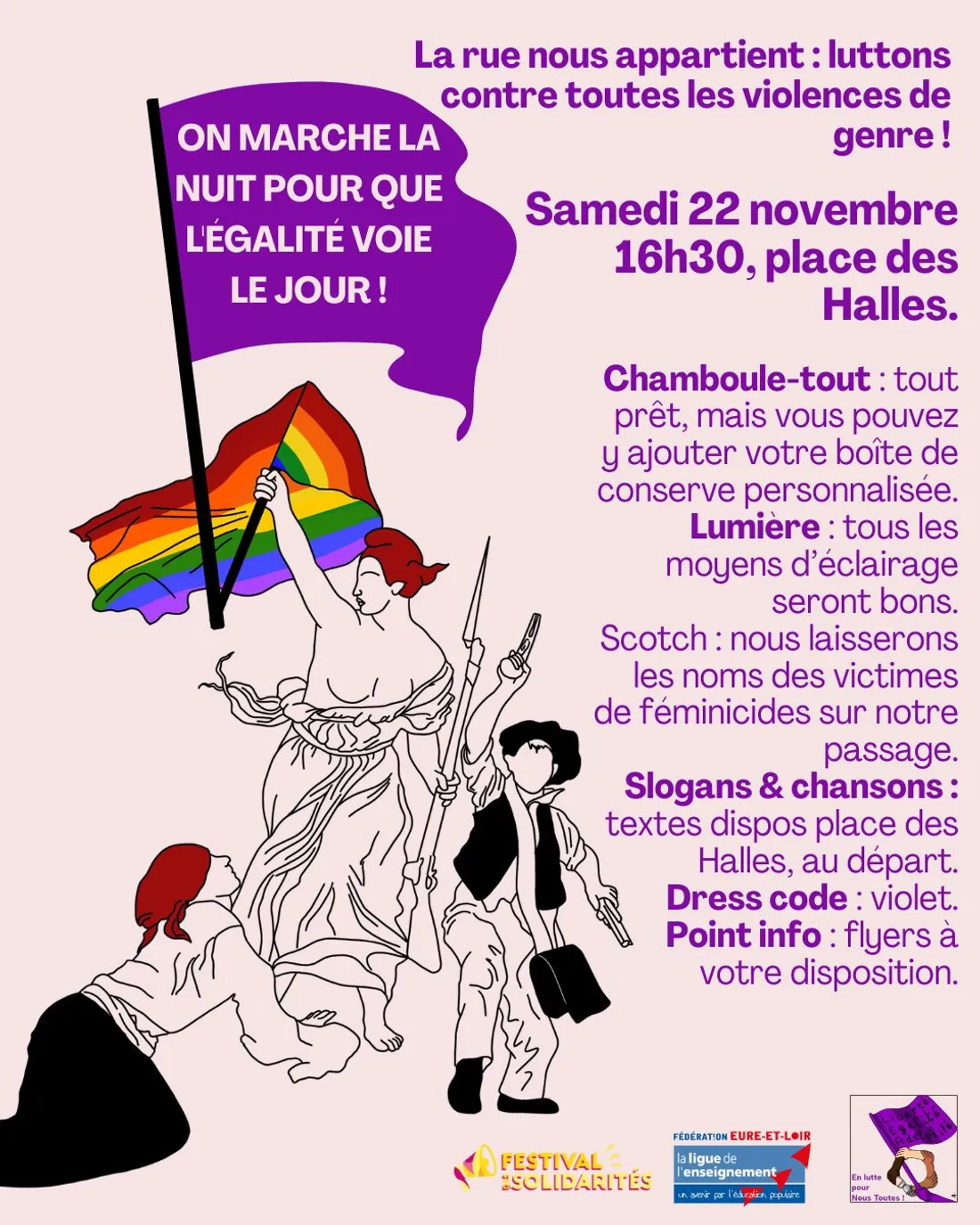 Marche contre les violences de genre 