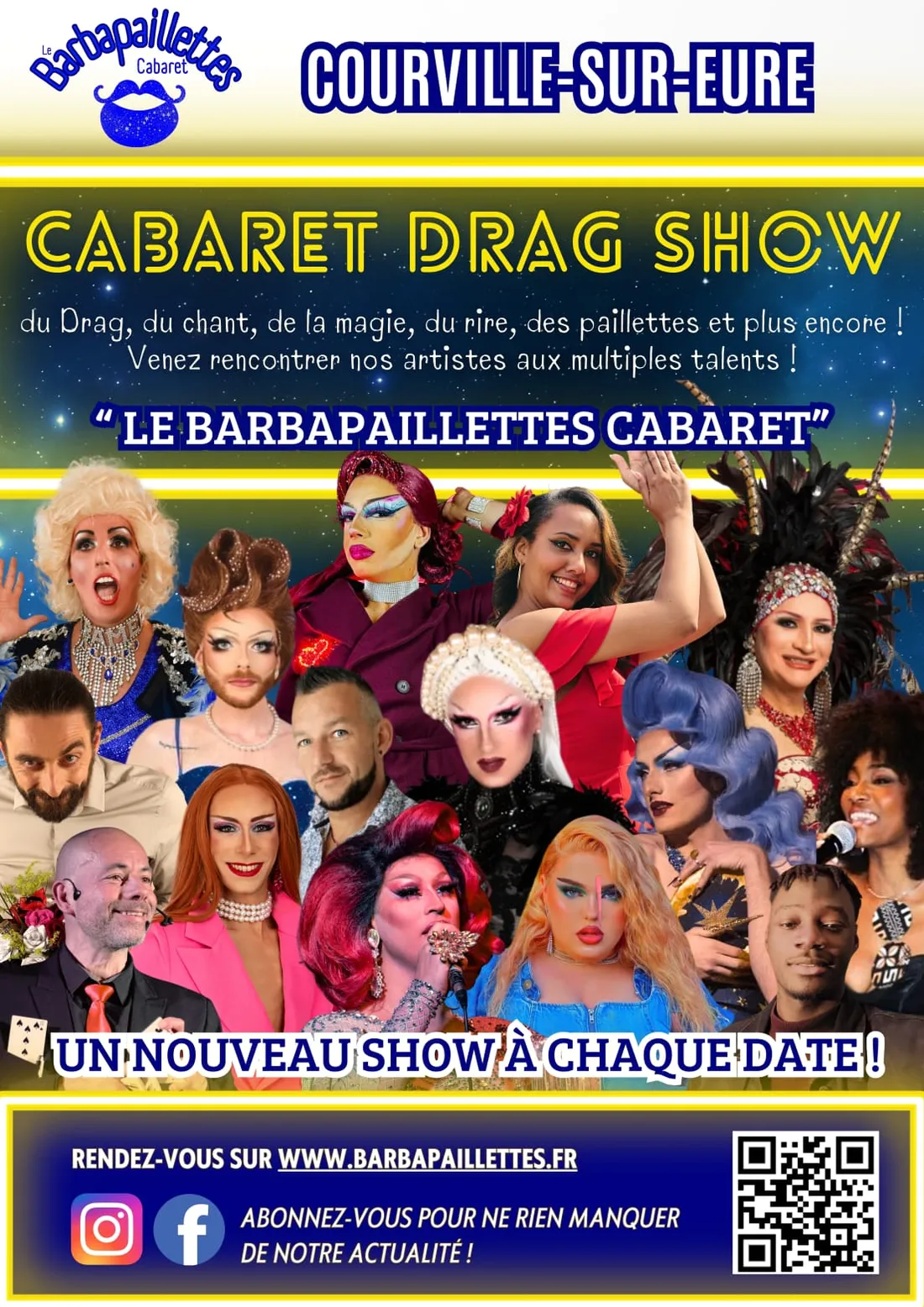 Barbapaillettes Cabaret / Drag Show Courville-sur-Eure