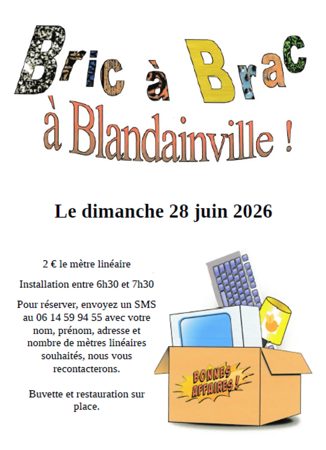 BLANDAINVILLE - Bric-à-brac de la commune