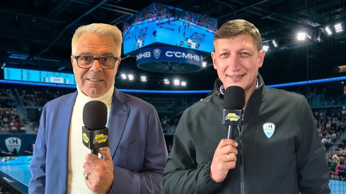 Thierry Anti, Nouveau Coach, et Ghennadii Solomon, Président du C'Chartres Métropole Handball