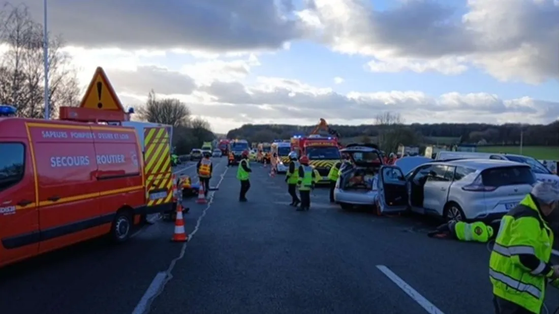 Accident A11, autoroute