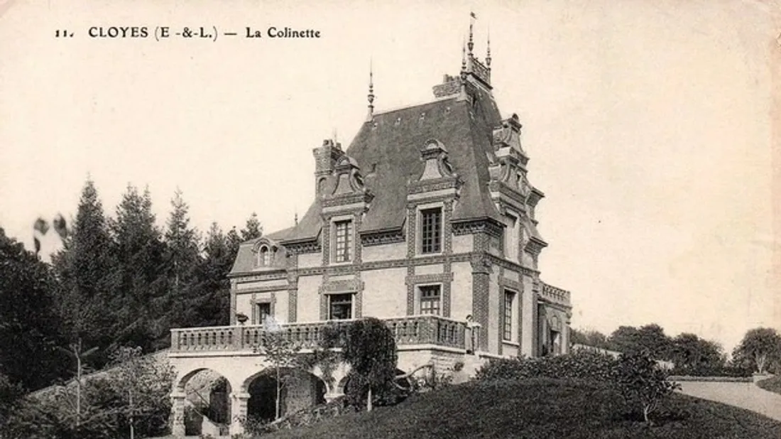 manoir egmont carte postale historique