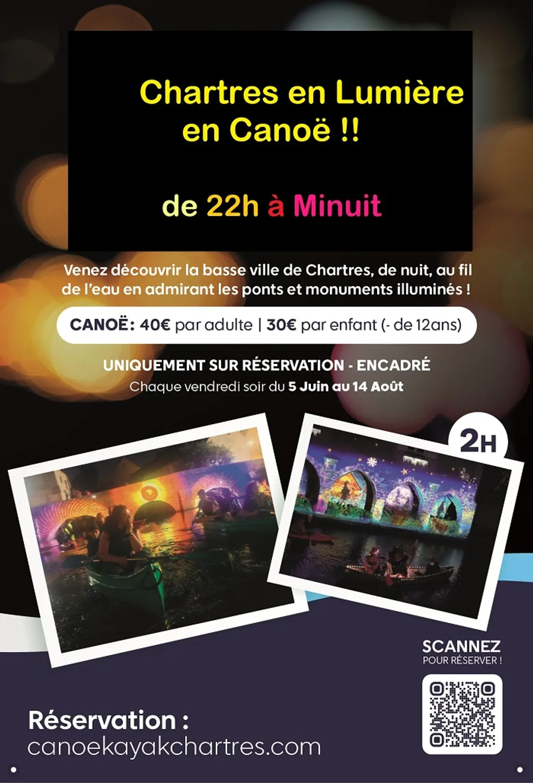 CHARTRES - Chartres en lumière en canoë