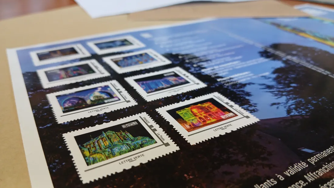 timbres Chartres en Lumières / La Poste