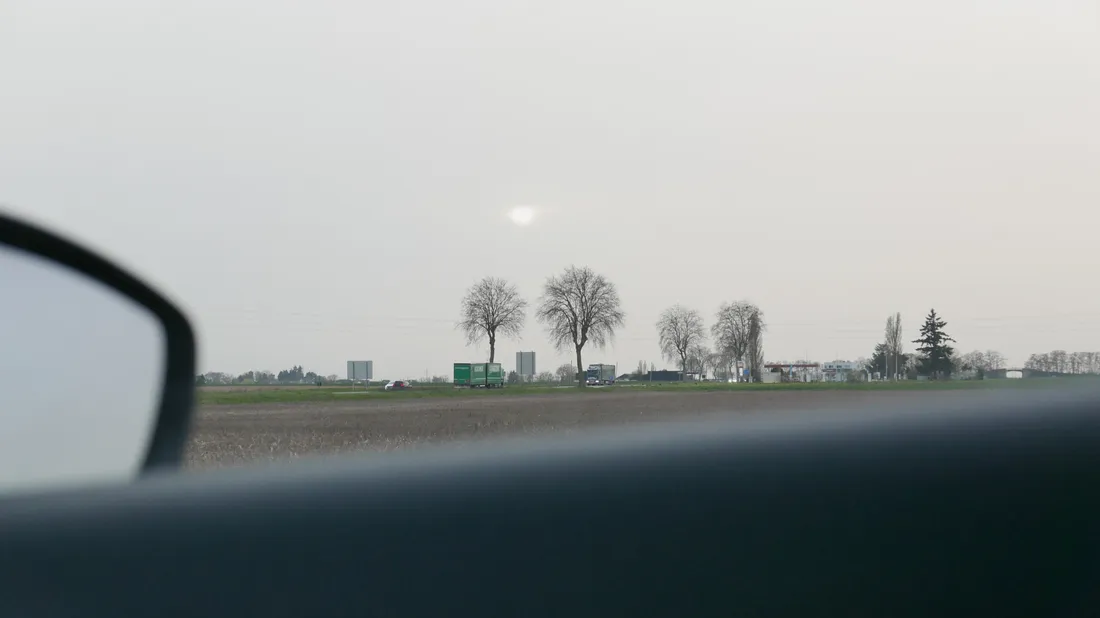 nuages de sable du Sahara