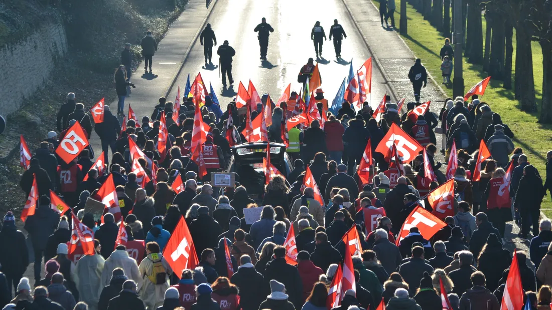 Manifestation / Intersyndicale / Illustration