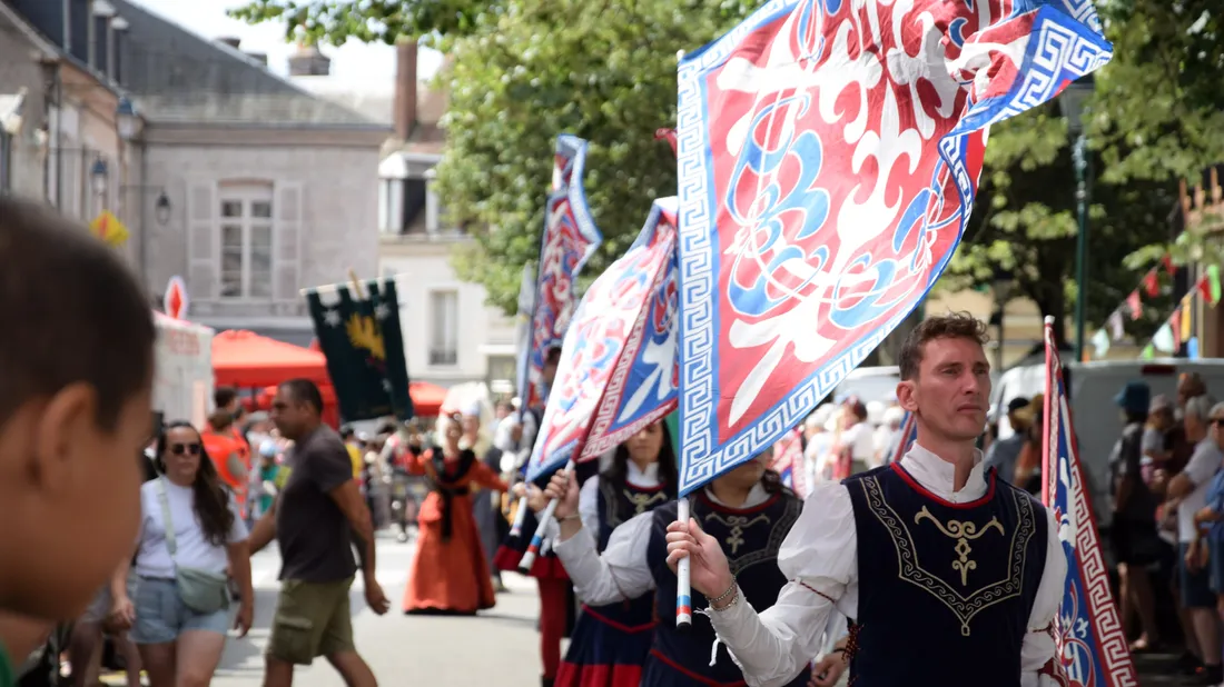 lanceur drapeau médiévales