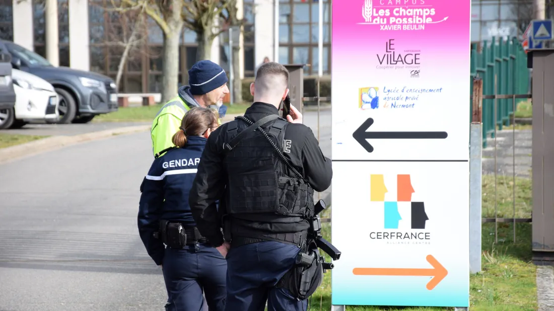 gendarmes nermont chateaudun alerte bombe