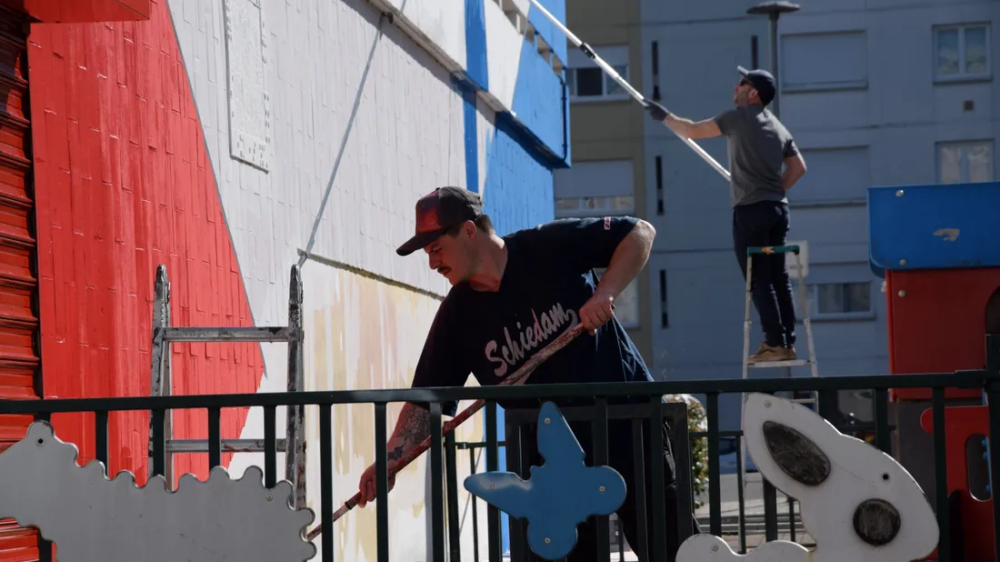 graff chartres domino fresque sportive