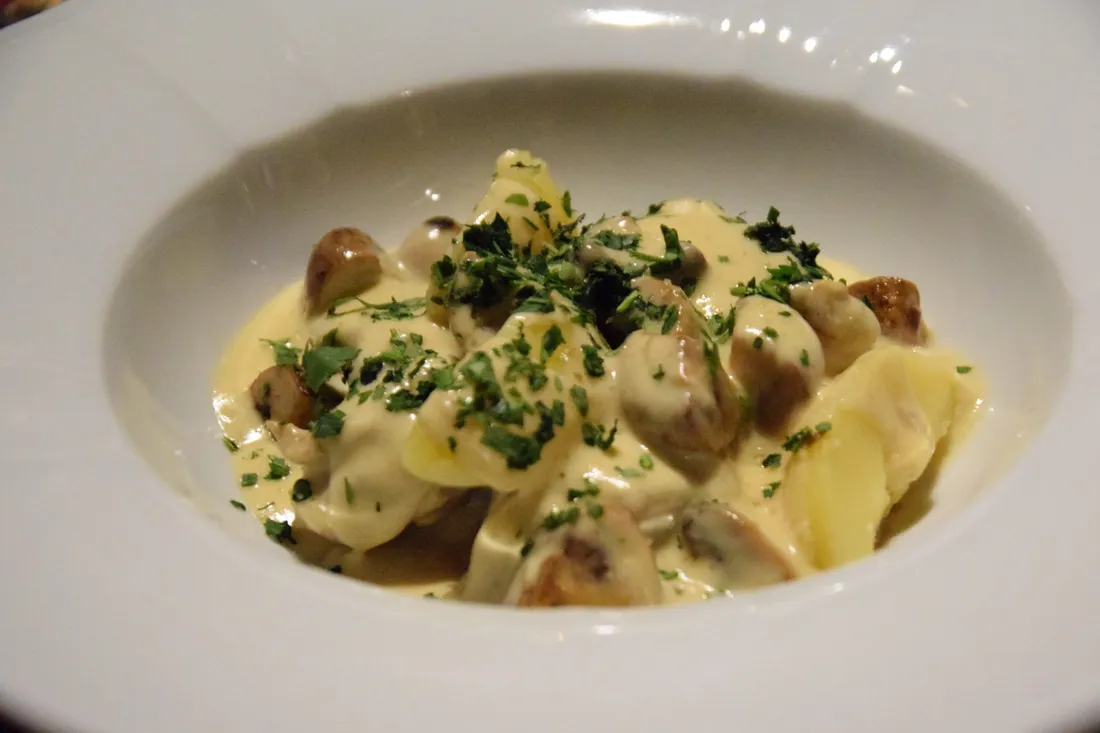 assiette blanquette de veau