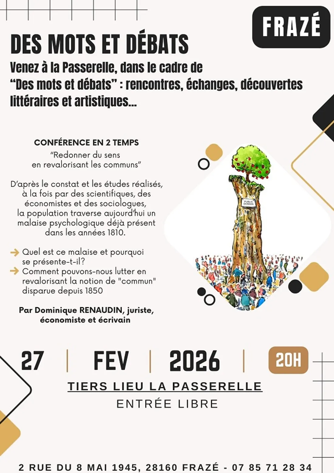 FRAZÉ - Conférence : Des mots et débats