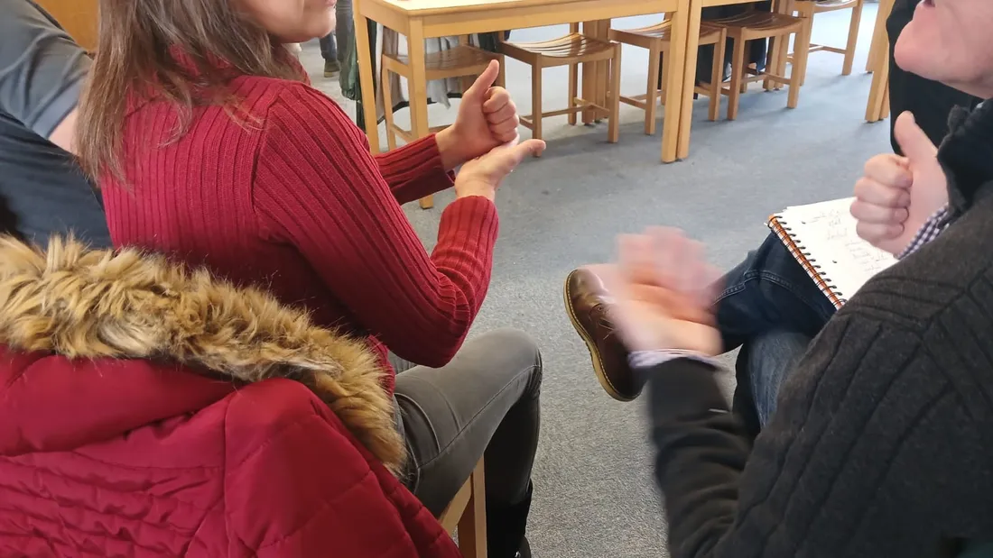 leçon LSF / langue des signes française