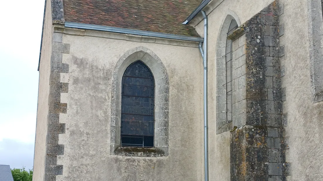 travaux vitraux église Dancy