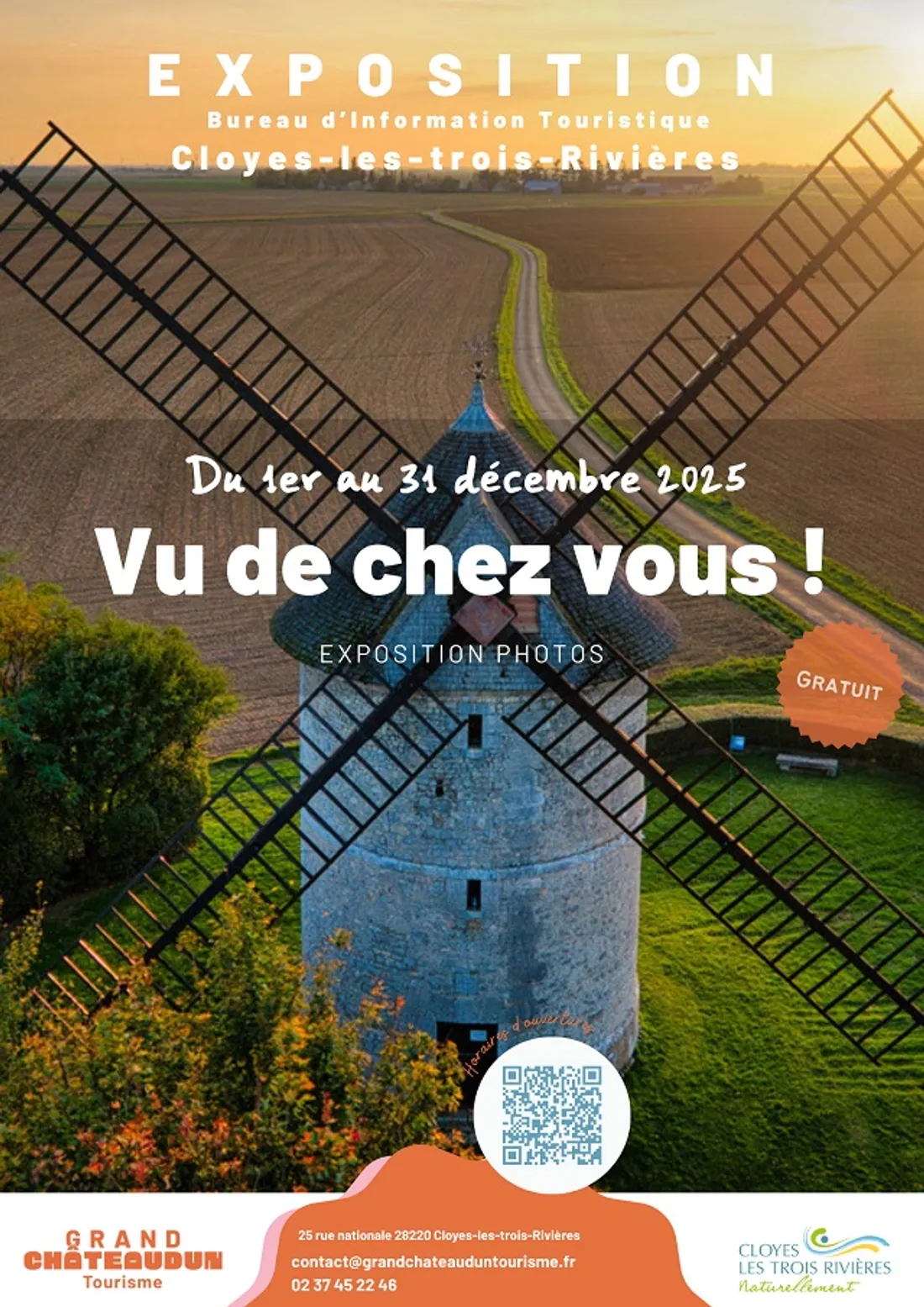 CLOYES-SUR-LE-LOIR - Exposition : Vu de chez vous ! 