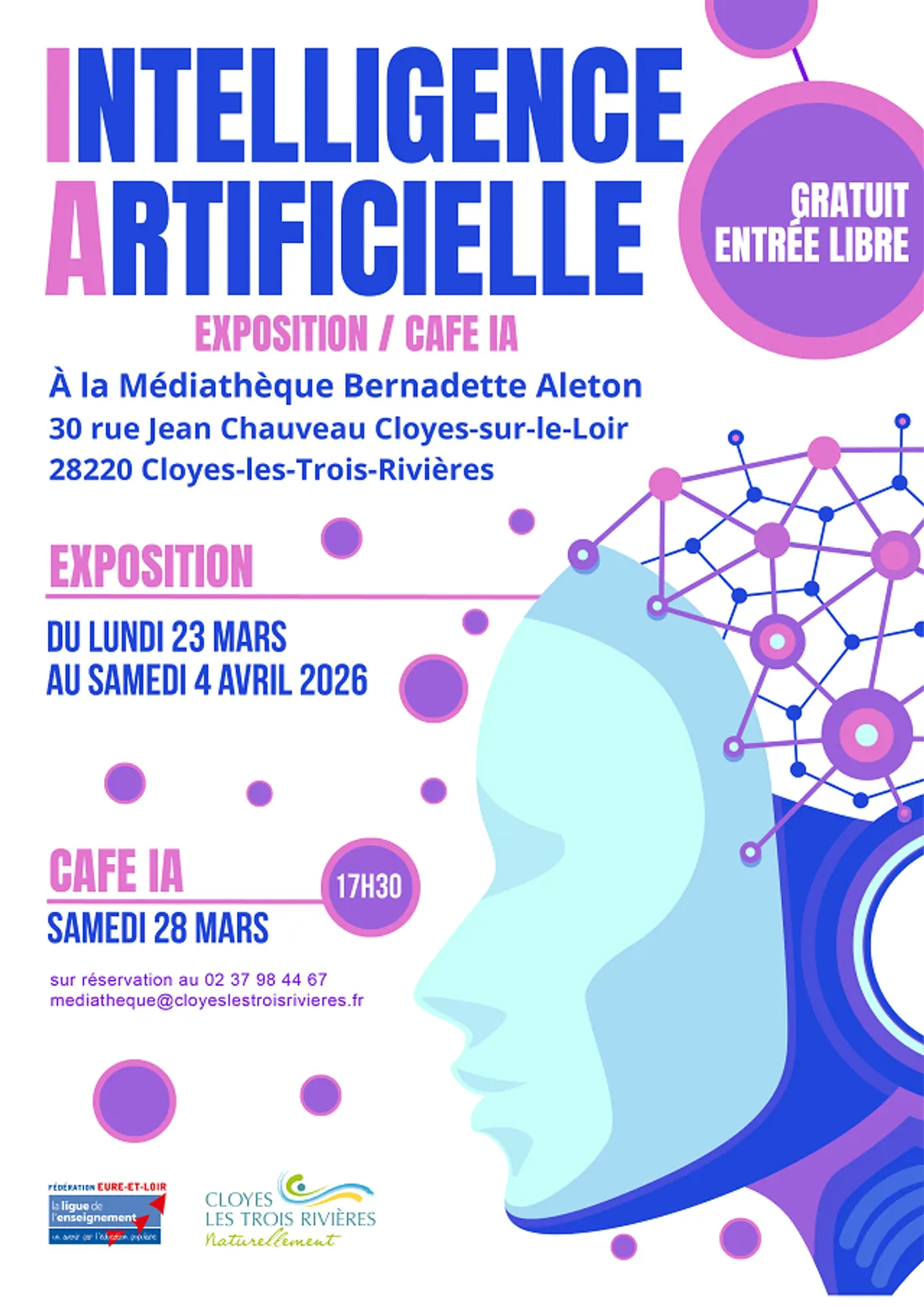 CLOYES-SUR-LE-LOIR - Exposition : Intelligence Artificielle