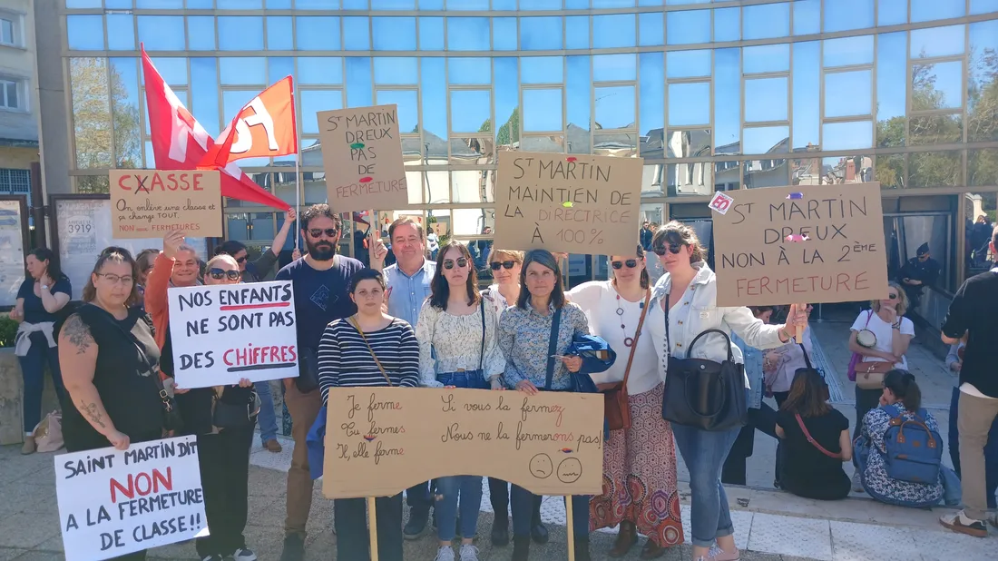 fermeture classe / école Saint-Martin Dreux