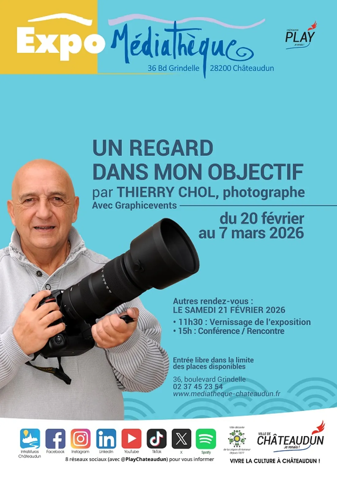CHÂTEAUDUN - Exposition : Un regard dans mon objectif