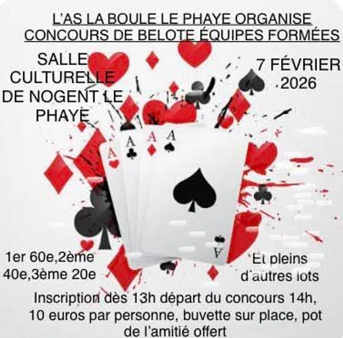 NOGENT-LE-PHAYE - Concours de belote