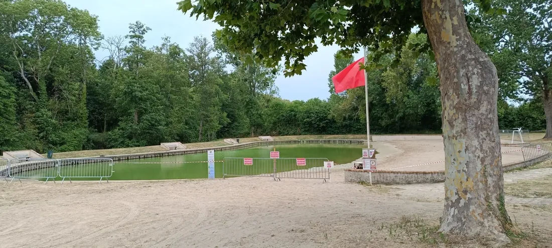 Fermeture de la baignade au plan d'eau d'Arrou