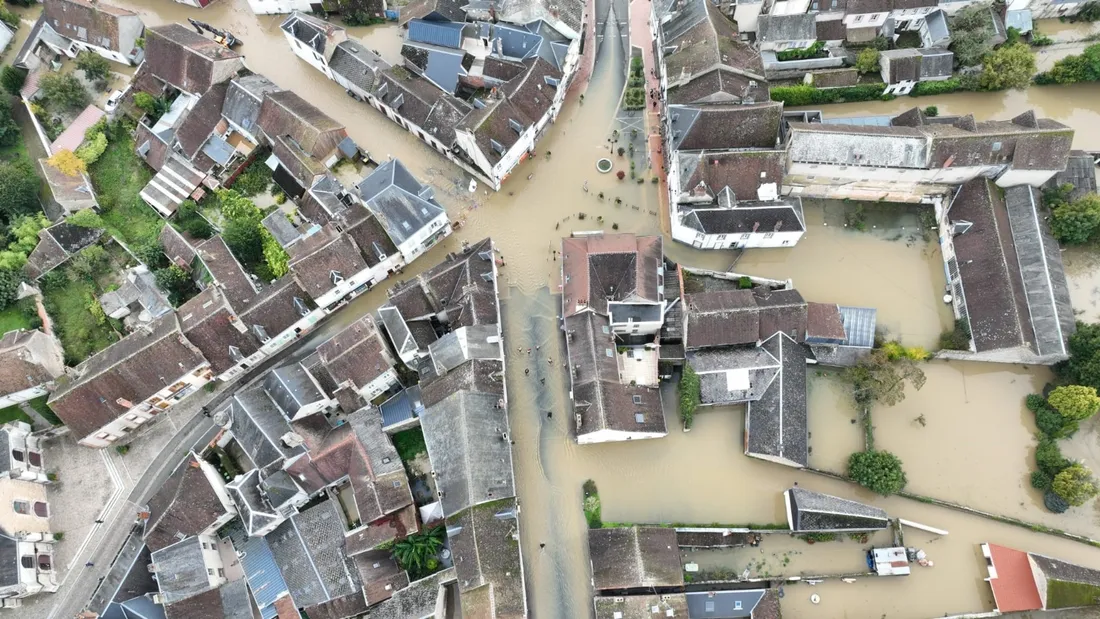 Inondation Cloyes © SDIS 28 - 02