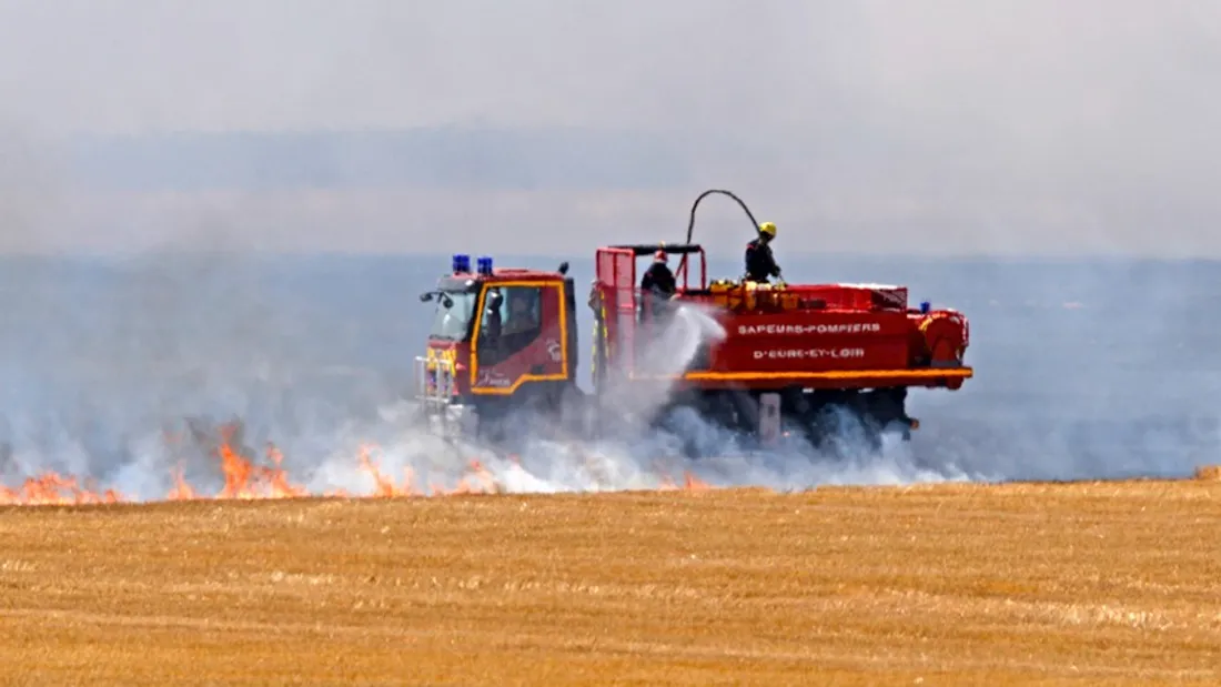 feu d'espaces naturels, SDIS 28, incendie