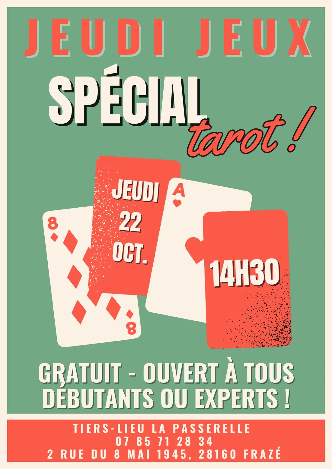 FRAZÉ - Jeudi jeux, spécial tarot