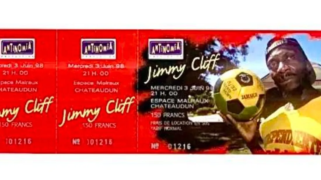 Jimmy Cliff en concert à Châteaudun en 1998 