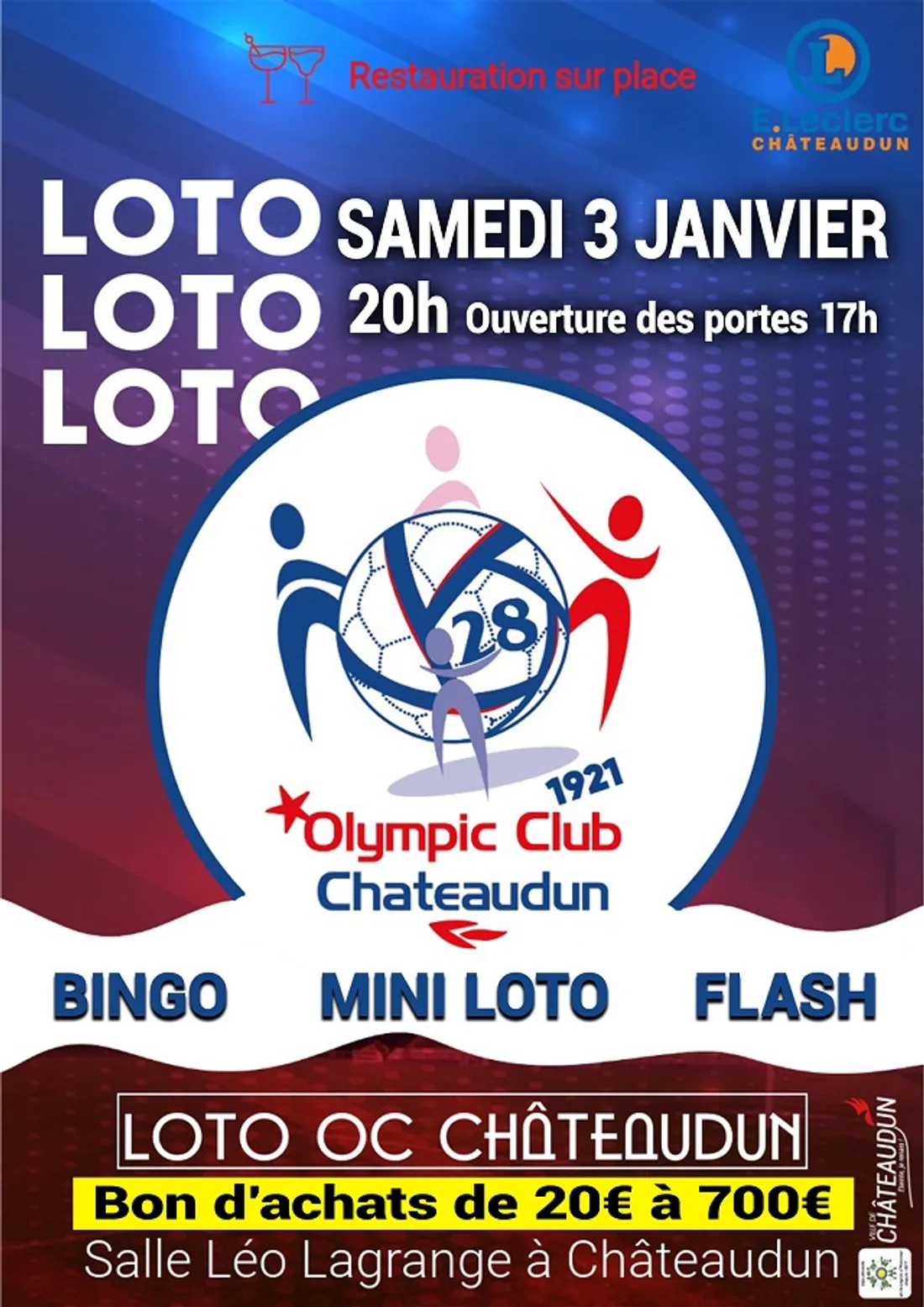 CHÂTEAUDUN - Loto de l'OCC Football