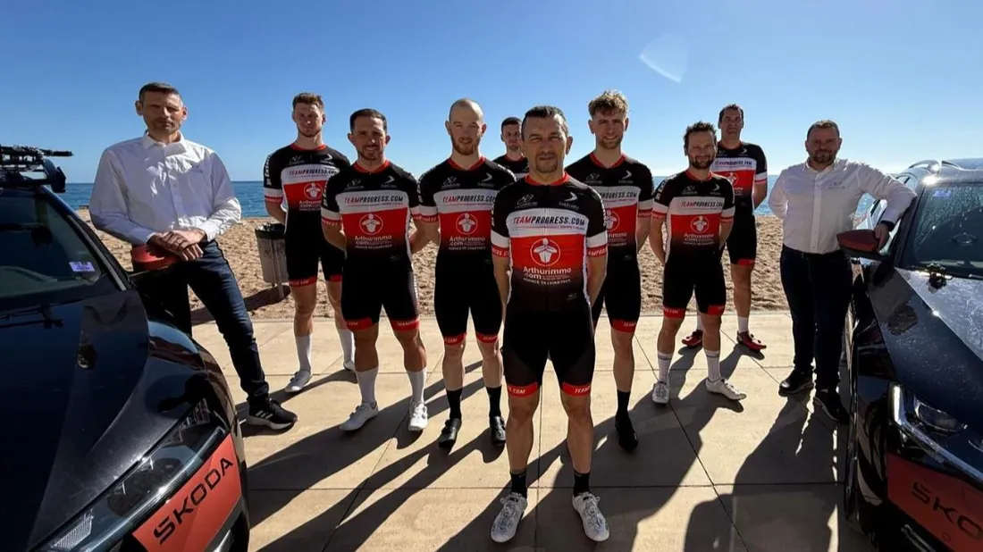 Les coureurs de la Team Progress pour la saison 2025 / cyclisme