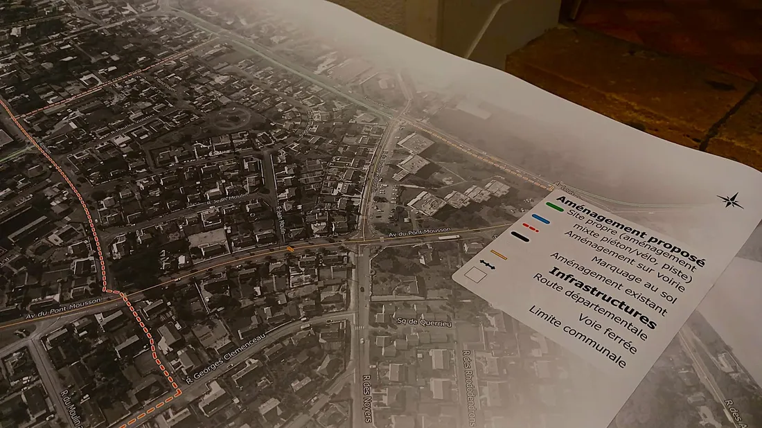 futurs itinéraires cyclables Brou / étude de faisabilité 13 janvier 2026