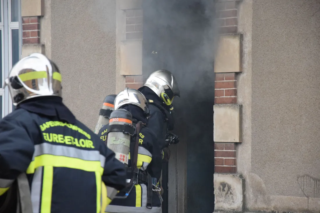 feu d'habitation / pompiers / SDIS 28