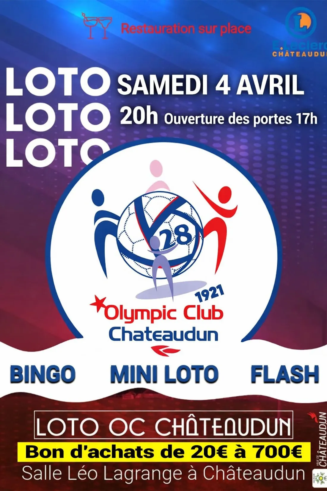 CHÂTEAUDUN - Loto de l'OCC Football
