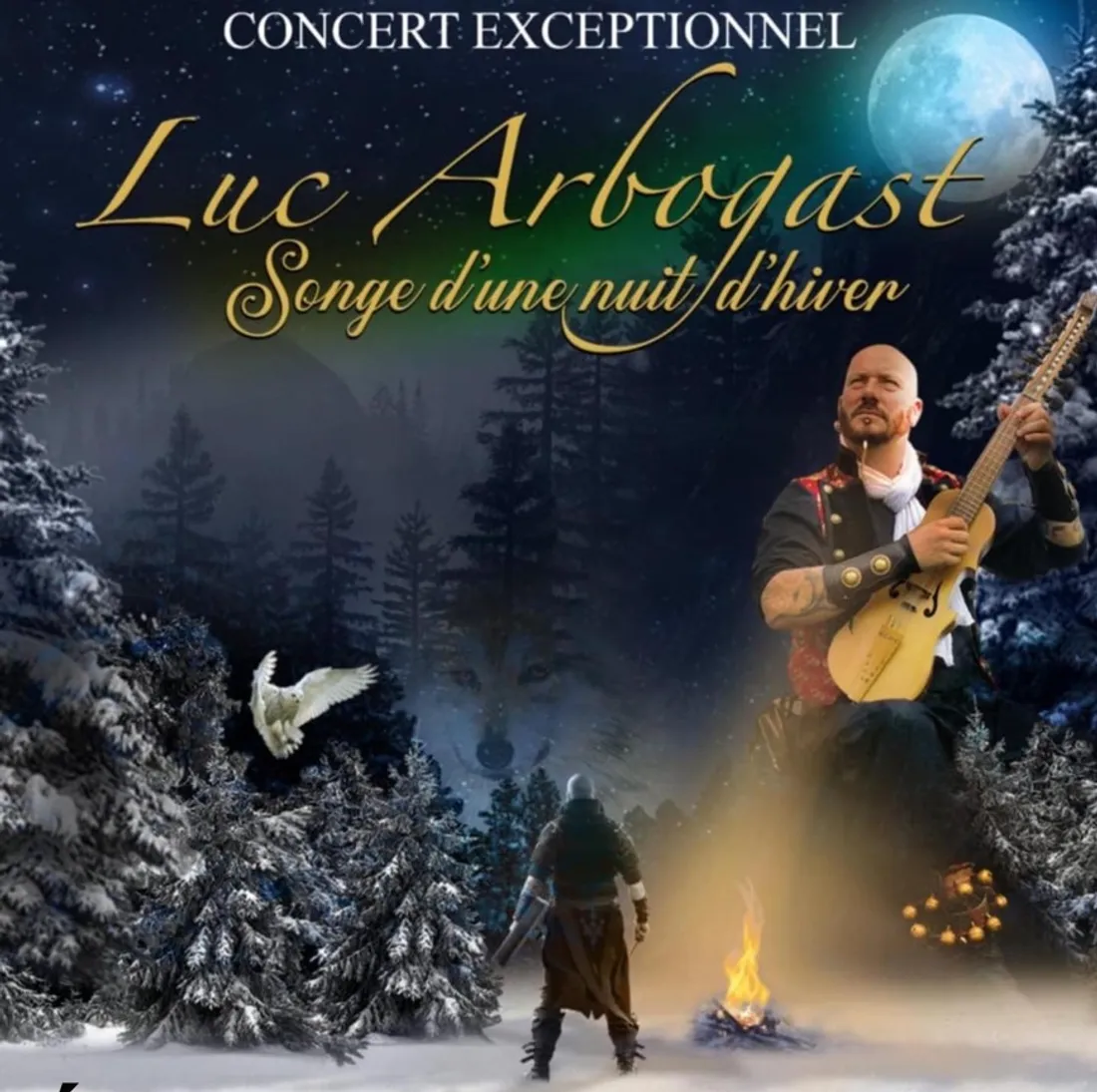 Affiche du concert de Luc Arbogast à Toury