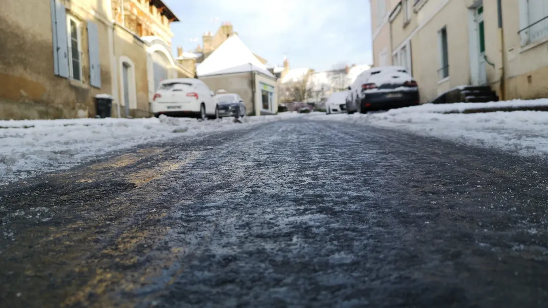 route gelée neige