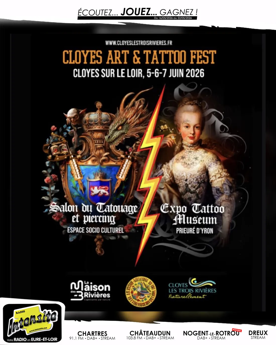 Passez un moment inédit au Cloyes Art et Tatoo Fest !