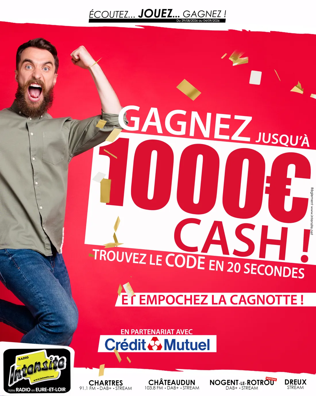 Le Jeu des 1000€ est de retour !