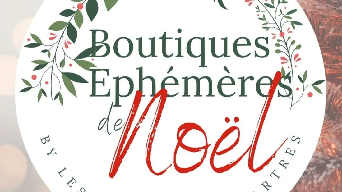 logo, Boutique Ephémère de Noel, Les vitrines C Chartres