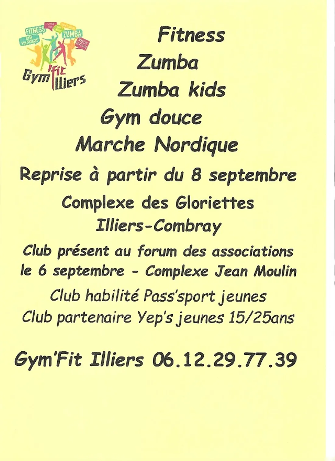 ILLIERS-COMBRAY - Reprise des activités de Gym'Fit Illiers