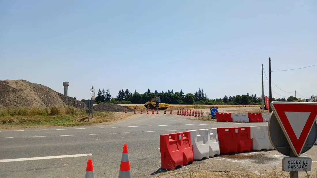 chantier N10 / giratoire Châteaudun