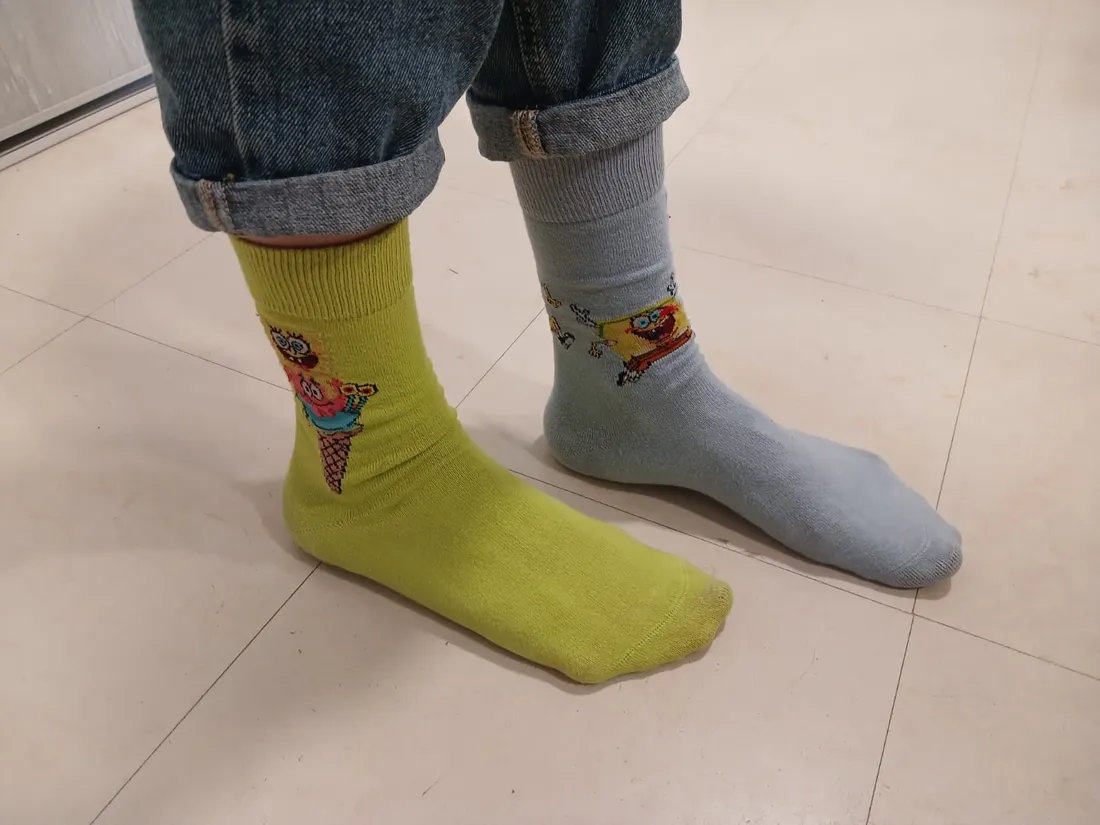 chaussettes dépareillées - trisomie 21