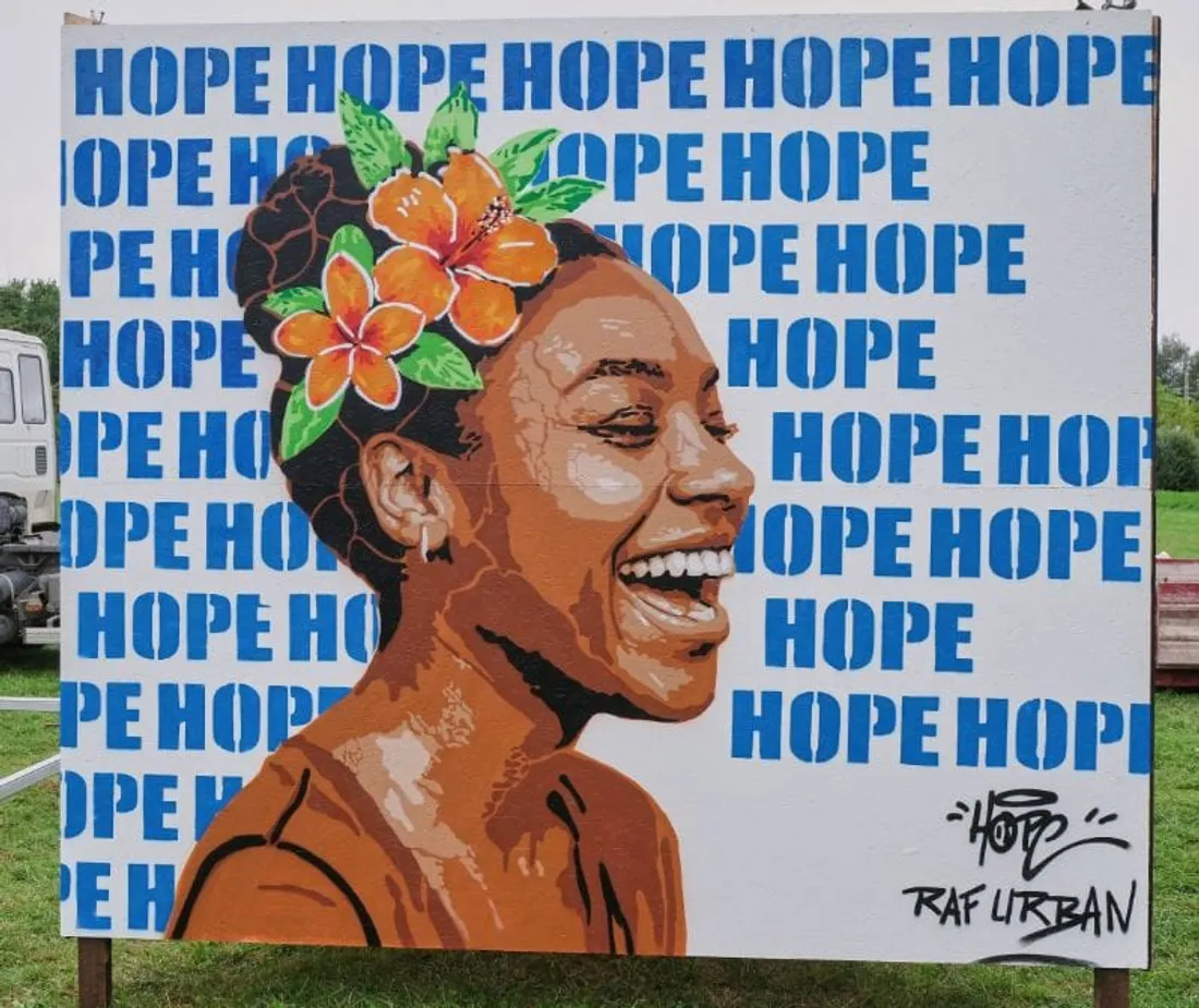 Fresque de l'Espoir / trail des géants d'Or