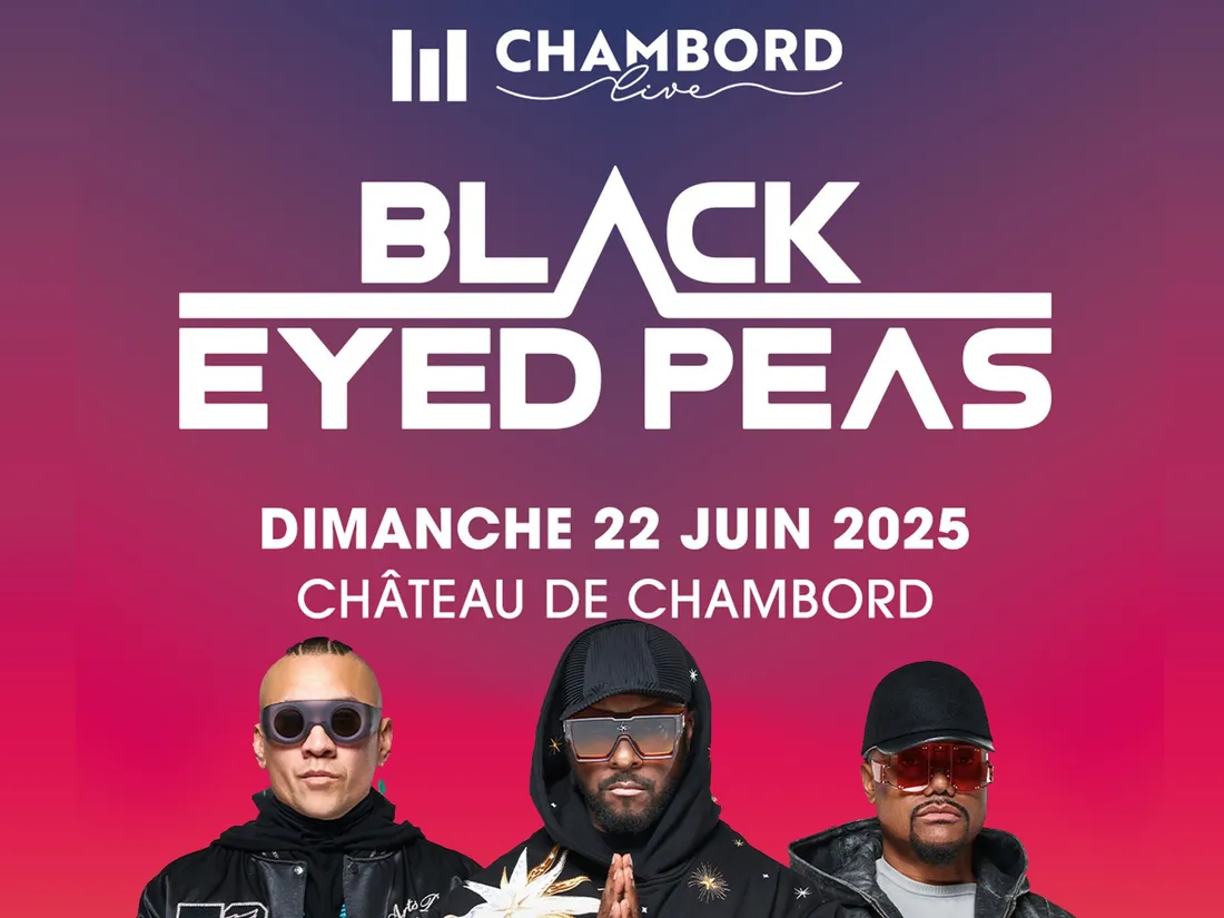 Les Black Eyed Peas vont mettre le feu à Chambord !